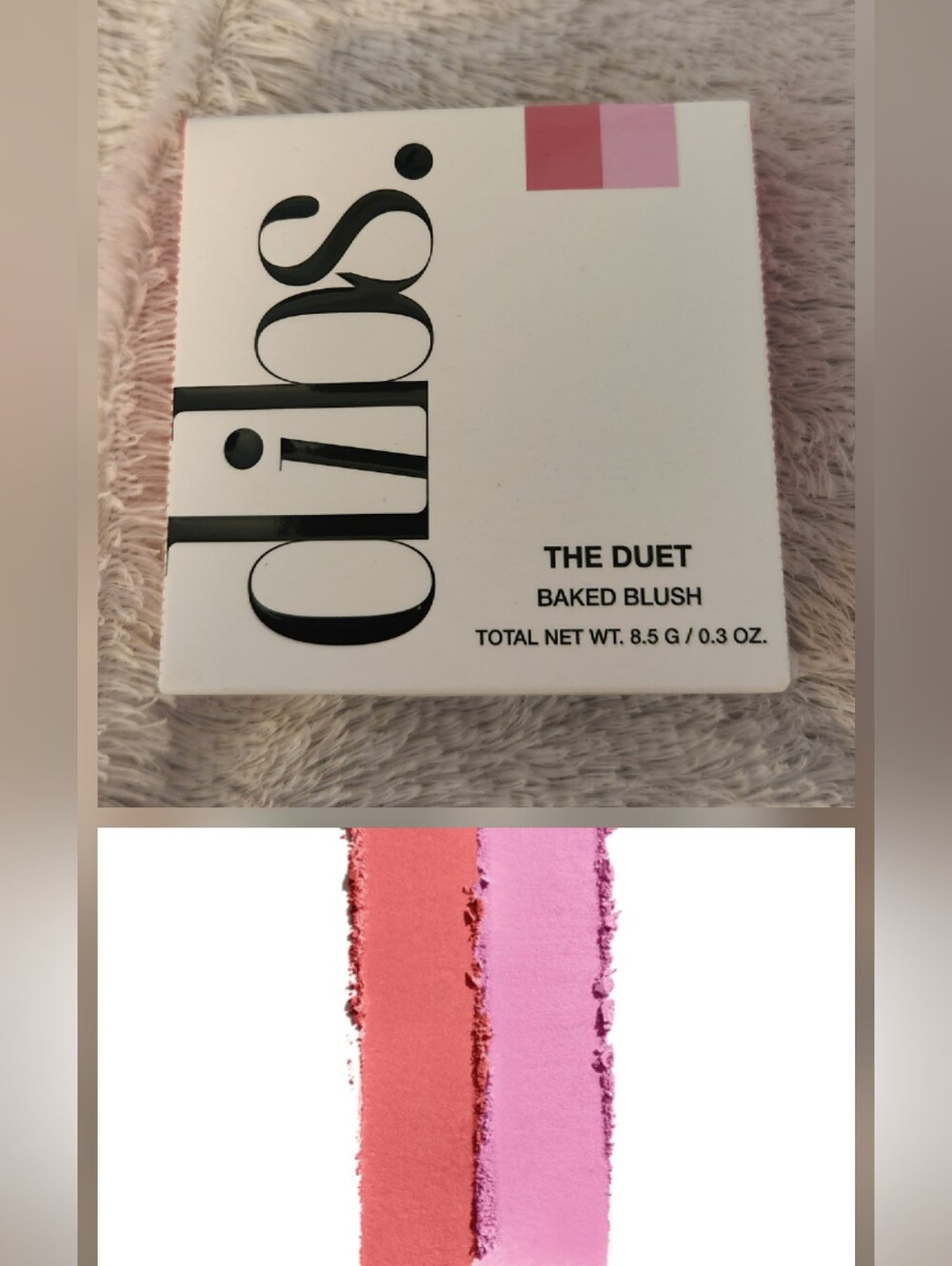 Dibs Popstar Baked Blush Pink & Coral Duo